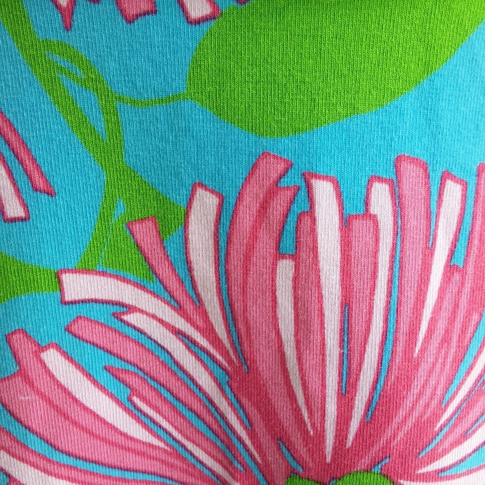 Lilly Pulitzer Petula Pink Floral Tropical Print Strapless Dress. - Picture 3 of 8